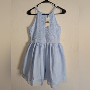 NWT Calvin Klein Girl's Legacy Fit and Flare Party Dress Size 14